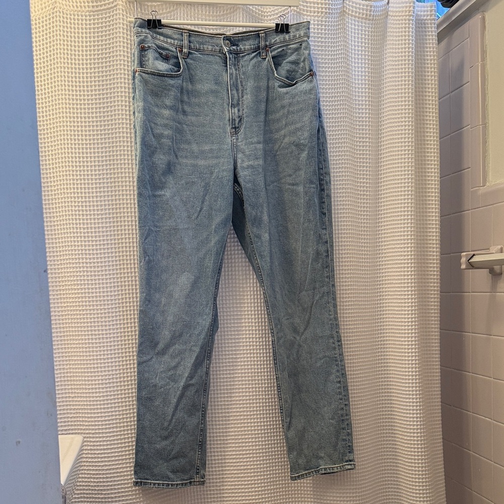 Abercrombie 90’s Slim Straight Curve Love Jeans